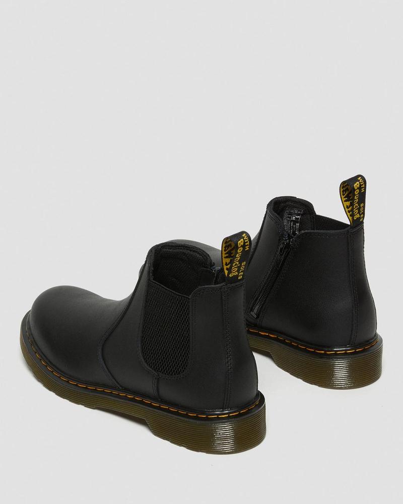 Dr Martens Youth 2976 Softy T Leren Laarsjes Kinderen Zwart | NL 150LIS